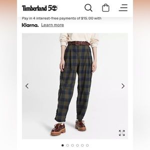 Timberland Womens Plaid Pant